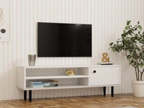 TV stolík/skrinka Lasupa (biela) . Vlastná spoľahlivá doprava až k Vám domov. 1095092