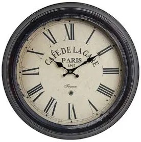 Nástenné hodiny Antique HOME 24690 cafe, 47cm