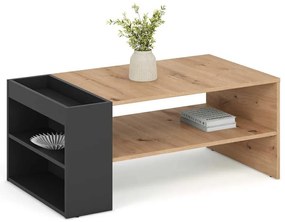 Konferenčný stolík Ingenio, dub artisan / čierna