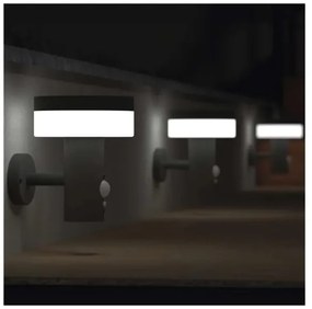 LED solárne nástenné svietidlo so senzorom LED/2W/3,7V 1200 mAh IP44