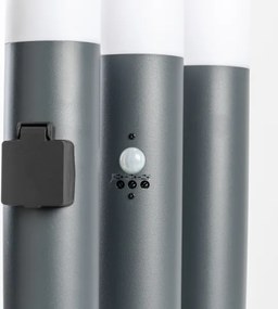 BRILAGI - LED vonkajšia lampa ELIA 1xE27/7W/230V 4000K IP44 50 cm antracit