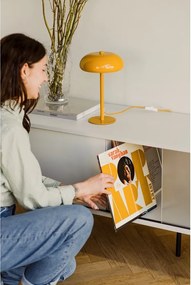 Sivobéžový TV stolík 160x60x42 cm Met – noo.ma