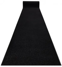 Jednotny behúň KARMEL prostý, jednofarebný čierna Veľkosť: 100 cm