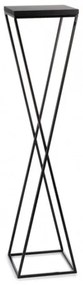 Stojan na kvety LOFT 100x24 cm čierna