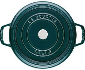 Staub Cocotte hrniec okrúhly 28 cm/6,7 l, morská modrá, 1102837