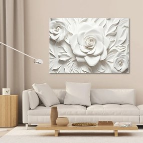 Gario Obraz na plátne Biele ruže Rozmery: 100 x 70 cm