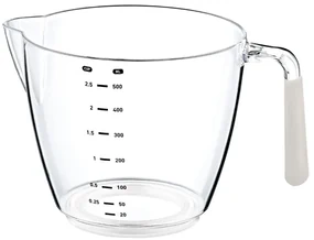 Plastová odmerka 0,5 l svetlobéžová