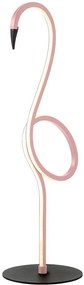 Stolná LED lampa Flamingo ružová – dizajnové osvetlenie