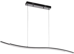 ONLI - LED Luster na lanku ONDA LED/30W/230V 4000K čierna