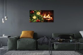 Obraz na plátne Ozdoby pobočky ohnisko 140x70 cm
