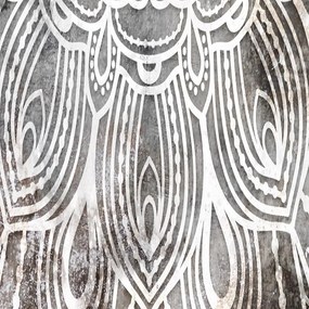 Ozdobný paraván, Orientální ornament - 145x170 cm, štvordielny, klasický paraván