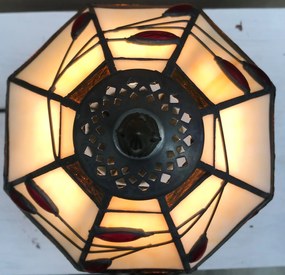 Vitrážová lampa Prezent vzor 3