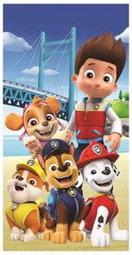 DETSKÝ BAVLNENÝ UTERÁK PAW PATROL 70X140 CM VZOROVANÁ