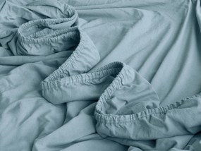 XPOSE® Detská jersey plachta Exclusive - svetlo modrá 70x140 cm