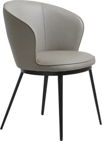 Sivé kreslo Unique Furniture Gain