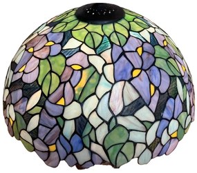 Luxus vitráž luster AMAZONIT Ø50 2*E27