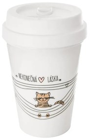 Termohrnček NEKONEČNÁ LÁSKA mačka 0,35 l