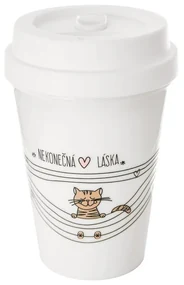 Termohrnček NEKONEČNÁ LÁSKA mačka 0,35 l