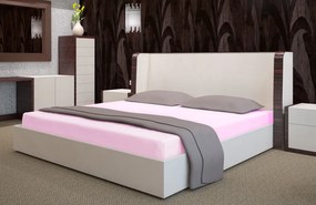 Dekorstudio Prestieradlo froté s gumičkou svetloružové PRZF-1 Rozmer plachty: 160x200cm