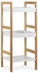 Autronic BONTEC Regál, masív, biela, DR-013-3 Farba: Biela