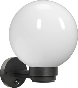 Brilagi - Vonkajšie nástenné svietidlo so senzorom HARBOR 1xE27/40W/230V IP33 antracit/biela