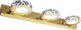 Toolight Toolight, LED nástenné svietidlo, 46 cm, 9W, 4000K, 500lm, zlatá lesklá, OSW-66073