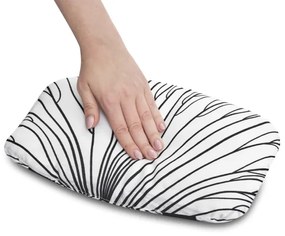 KINDERKRAFT - Polstrovanie pre detskú jedálenskú stoličku ENOCK čierna/biela