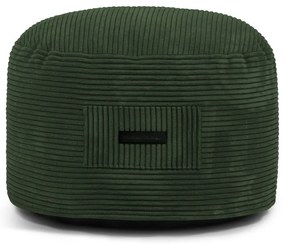 Zelený menčestrový taburet Om 60 – SLOWDOWN