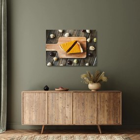 Sklenený obraz - Tekvicový koláč (70x50 cm)