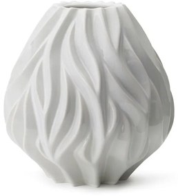 Biela porcelánová váza Morsø Flame, výška 23 cm