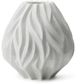 Biela porcelánová váza Morsø Flame, výška 23 cm
