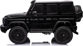 LEAN CARS Elektrické autíčko Mercedes G63 XXL čierne lakované 4x4 24V