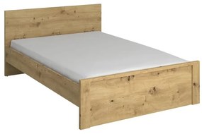Manželská posteľ 140 DORIS (dub artisan). Vlastná spoľahlivá doprava až k Vám domov. 1091597