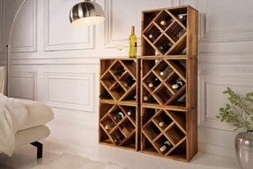 Vinotéka Cubus 40cm Sheehsam 8 fliaš 5ks