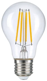 SOLIGHT LED Filament žiarovka číra A60 3,8 W/230V/E27/2700K/806Lm/360°