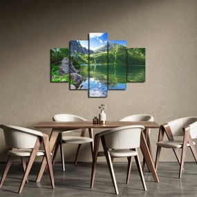 Obraz jazera v Tatrách (150x105 cm)