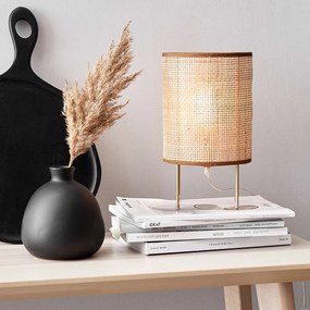 Butlers STILO Stolná lampa 31 cm - prírodná