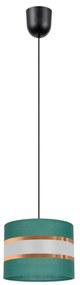 Luster na lanku CORAL 1xE27/60W/230V pr. 20 cm zelená
