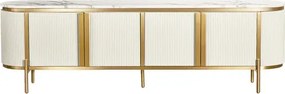 TV stolík Stilig 200 cm mramor/béžový