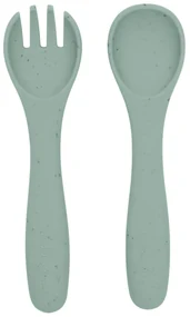 Príbor 2-dielny Platinum Silicone Sage