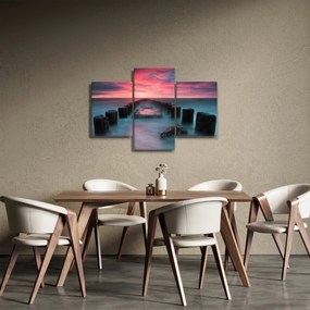 Obraz - Skaly v mori (90x60 cm)