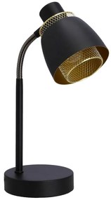 Candellux Stolná lampa ALEKSANDRIA 1xE14/40W/230V čierna/zlatá CA0921