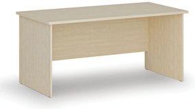 Kancelársky písací stôl PRIMO WOOD, 160x80 cm, breza
