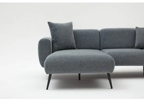 Rohová sedacia súprava do L PISA sivá ľavá