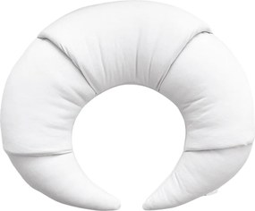 Vankúš croissant snehovo biela 55cm