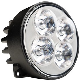 LED Bodové svietidlo pre traktor BLACK LED/20W/10-30V IP69 5700K okrúhly