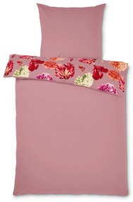 Flanelová posteľná bielizeň, štandardná veľkosť, ružová