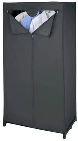 Čierna látková šatníková skriňa 75x150 cm Deep – Wenko