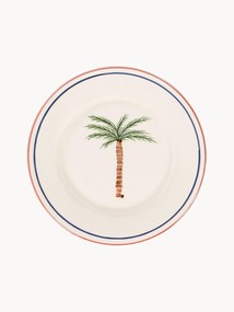 Ručne maľovaný raňajkový tanier Palm Tree