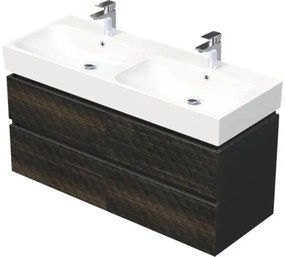 Skrinka do kúpeľne s umývadlom Intedoor STORM 3D hnedá 120 x 66 x 46,5 cm STORM 3D 120D 4Z LR29